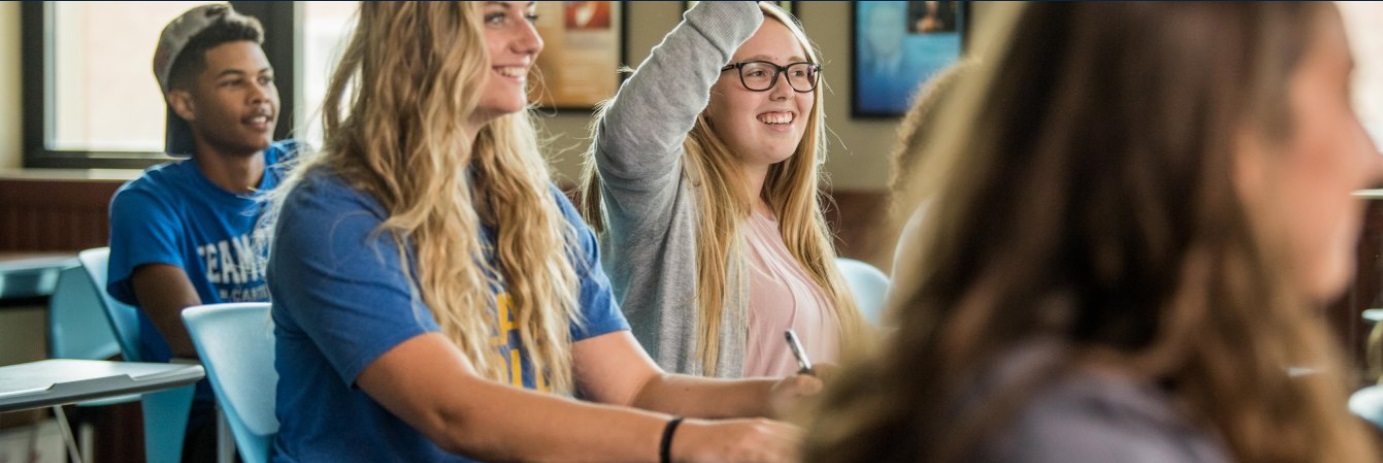 Students in a classroom.